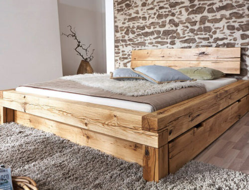 מיטה מעץ אלון – דגם A