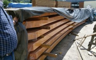 European imported pine beams