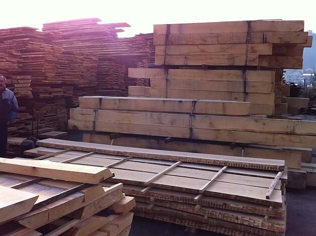 hardwood oak beams