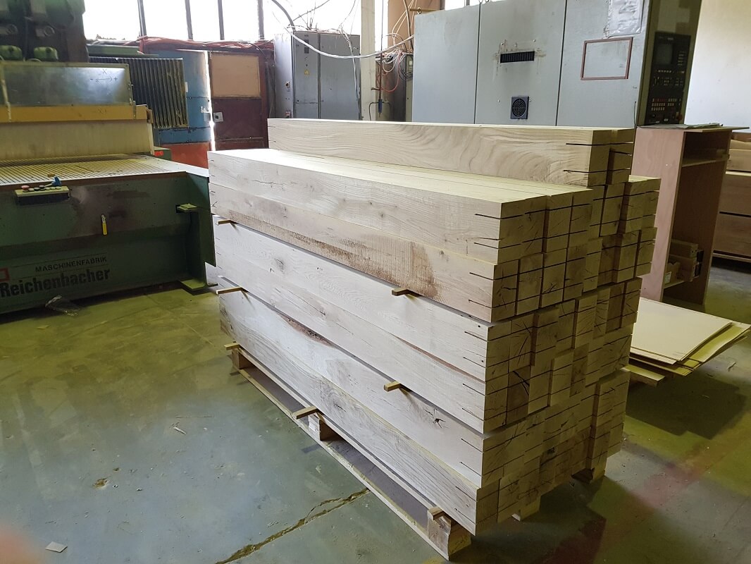 Unfinished walnut wood / unedged lumber - Mijatovic Ltd wood supplier