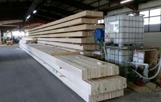 softwood pine lumber beams