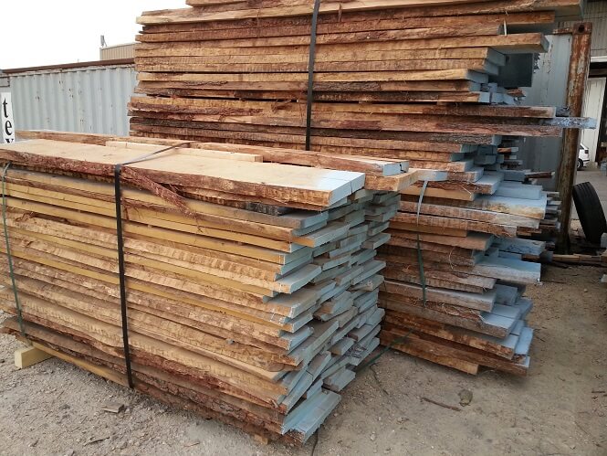 Unfinished walnut wood / unedged lumber - Mijatovic Ltd wood supplier