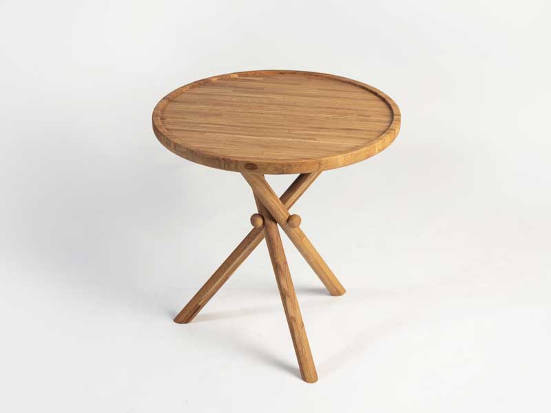 שולחן דוט מעץ אלון
